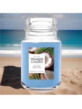 Yankee Candle Large Jar Candle- Salted Coconut (22 oz)